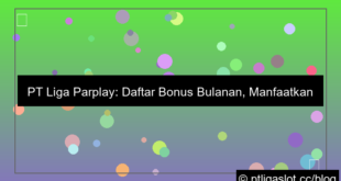 ilustrasi pt liga parplay daftar bonus bulanan