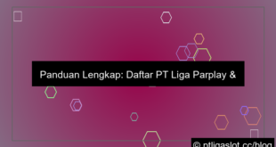 pt liga parplay daftar habanero