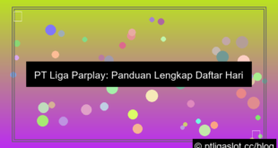 desain pt liga parplay daftar hari ini