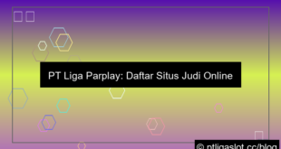 gambar pt liga parplay daftar judi online terpercaya