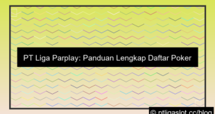 pt liga parplay daftar poker online