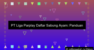 pt liga parplay daftar sabung ayam