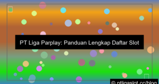 pt liga parplay daftar slot