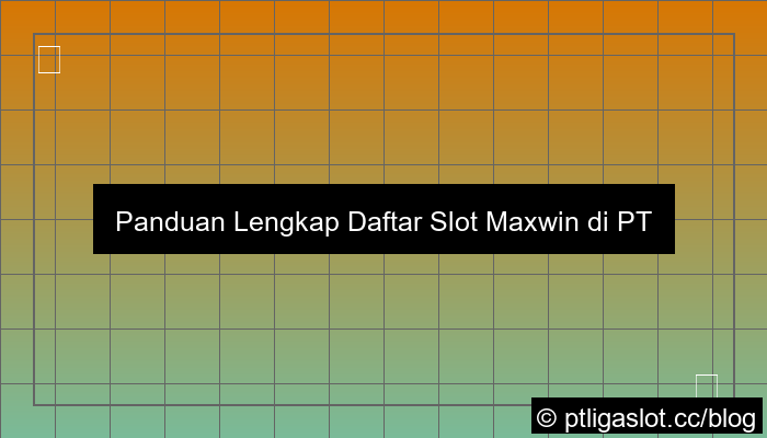 pt liga parplay daftar slot maxwin