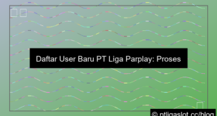 ilustrasi pt liga parplay daftar user baru