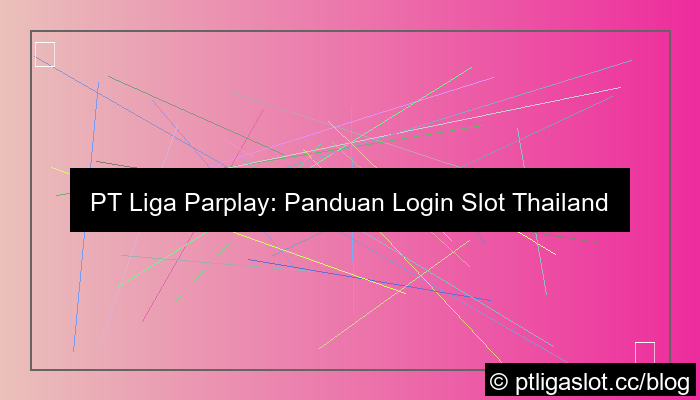 pt liga parplay login slot thailand