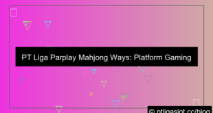 gambar pt liga parplay mahjong ways