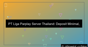 grafik pt liga parplay server thailand minimal deposit