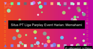 situs pt liga parplay event harian