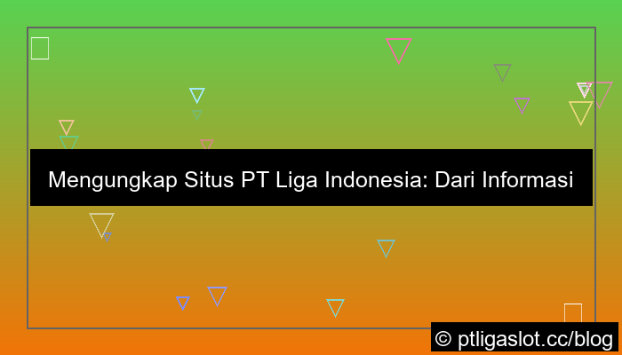situs pt liga parplay indonesia