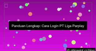 grafik cara login pt liga parplay