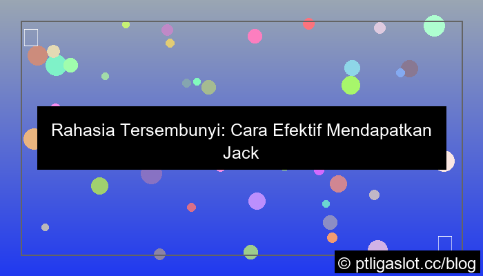 ilustrasi cara mendapatkan jackpot di pt liga parplay