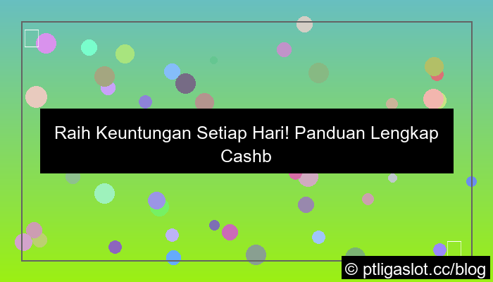 cashback harian pt liga parplay