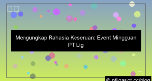 event mingguan pt liga parplay