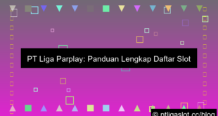pt liga parplay daftar gacor hari ini