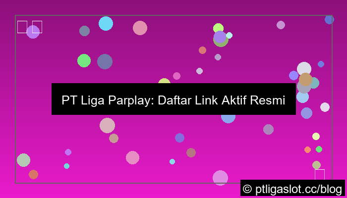 desain pt liga parplay daftar link aktif