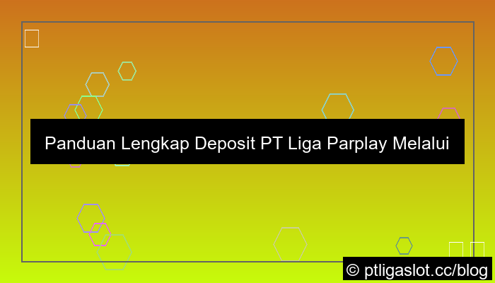 pt liga parplay deposit bank bri