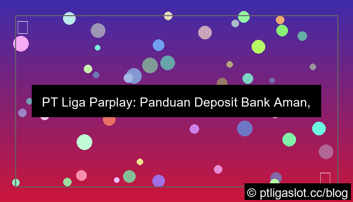 pt liga parplay deposit bank