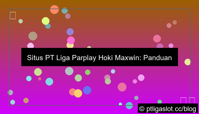 visual situs pt liga parplay hoki maxwin