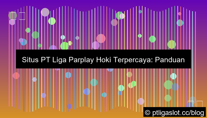 situs pt liga parplay hoki terpercaya