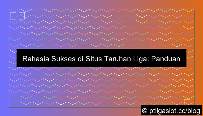 situs pt liga parplay tips menang