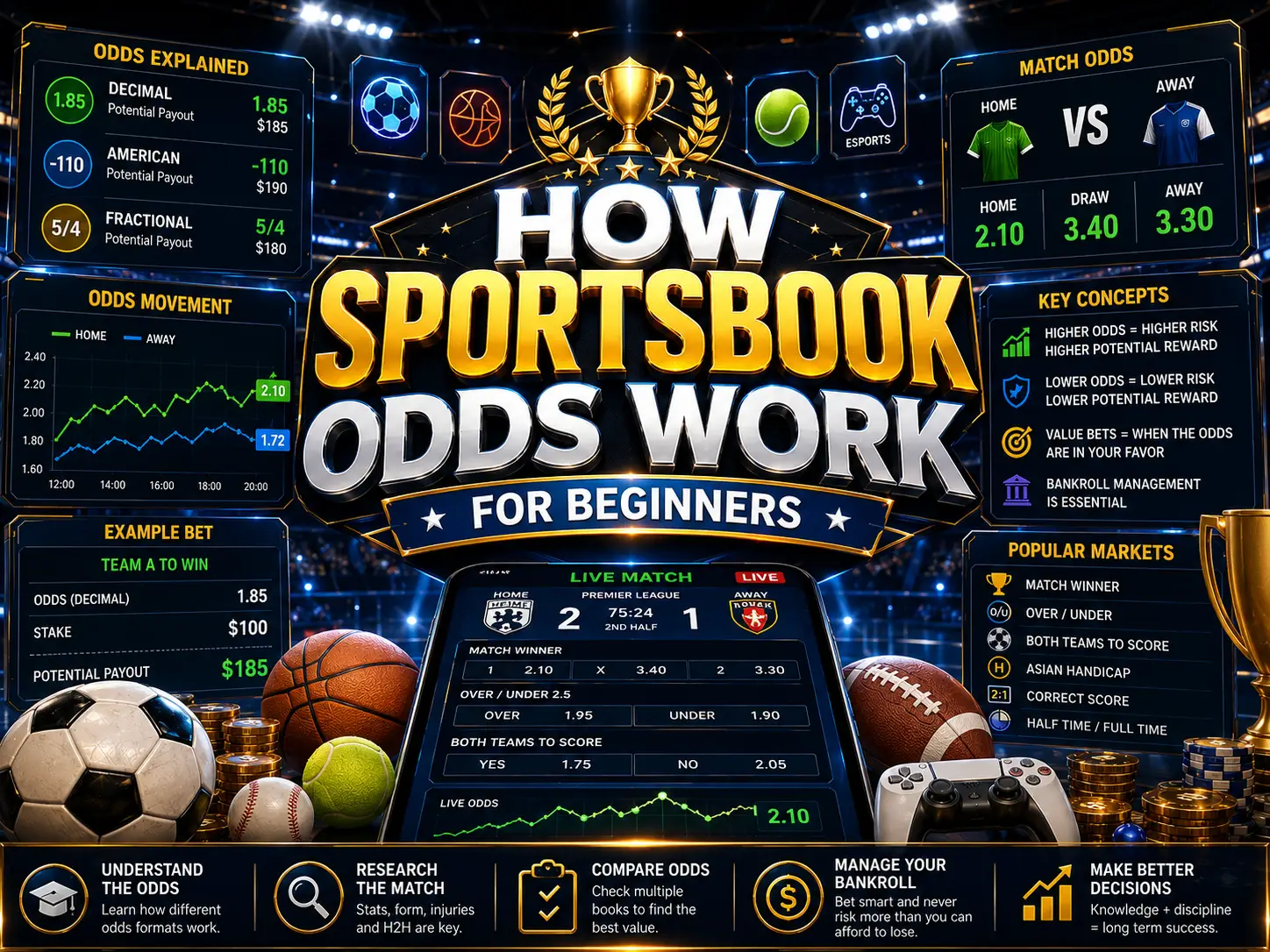How sportsbook odds work