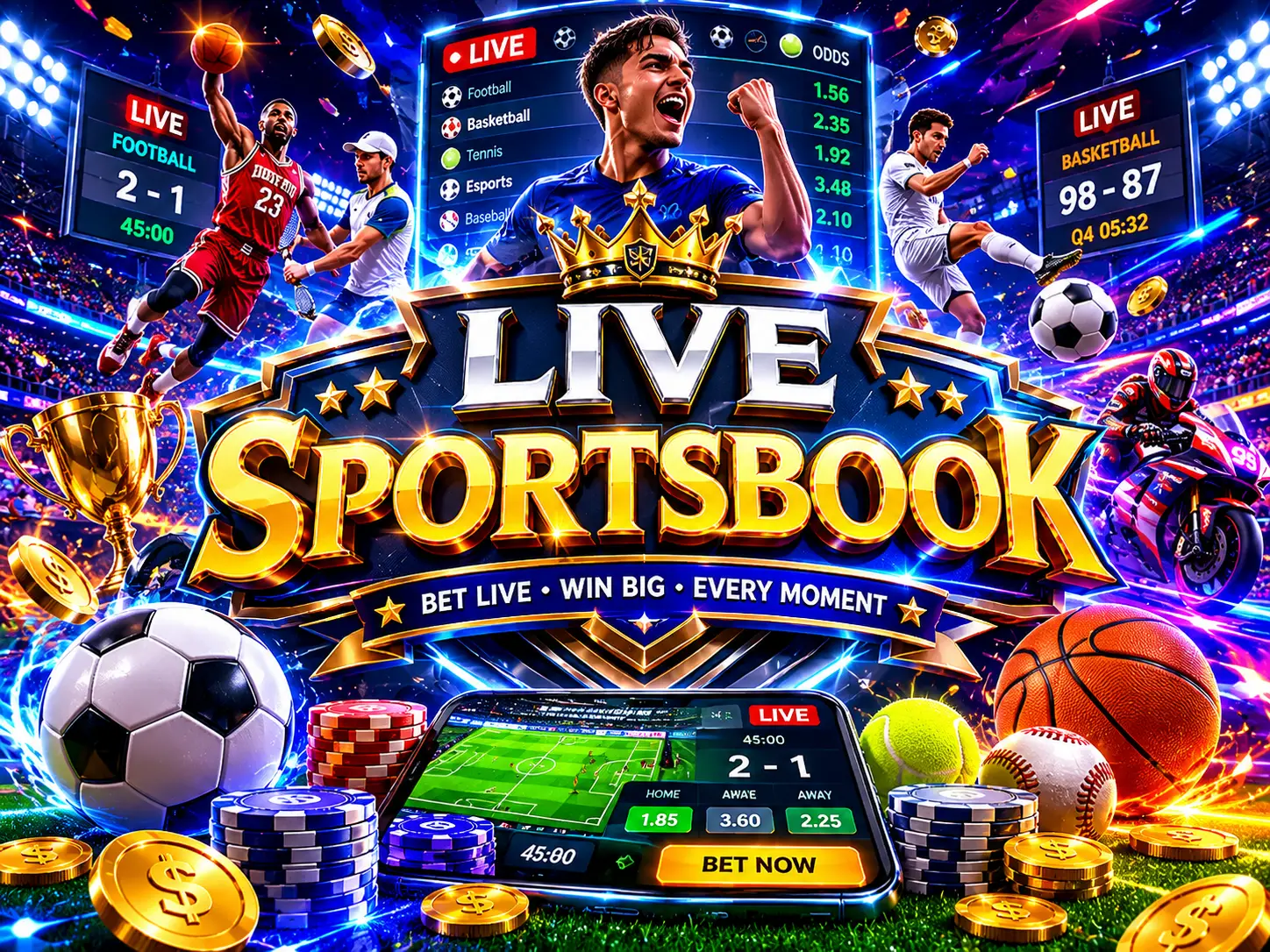 Live sportsbook betting